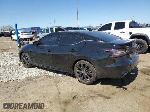 2023 Nissan Maxima SR with VIN 1N4AA6EV2PC507537, listed as a Copart auction lot 53750525 with 16,659 mi miles and Clean title. Bid and sale history available at DreamBid. Image 2.