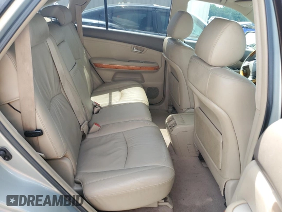 2005 Lexus RX 330 with VIN 2T2GA31U65C029039, listed as a Copart auction lot 62550635 with 201,278 mi miles and Salvage title. Bid and sale history available at DreamBid. Image 10.