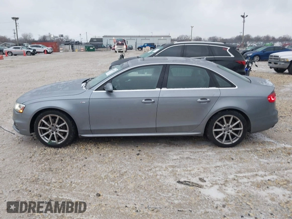 2015 Audi A4 Premium Plus with VIN WAUFFAFL8FN005357, listed as a IAAI auction lot 41231831 with 80,115 mi miles. Bid and sale history available at carsss.com. Image 14.