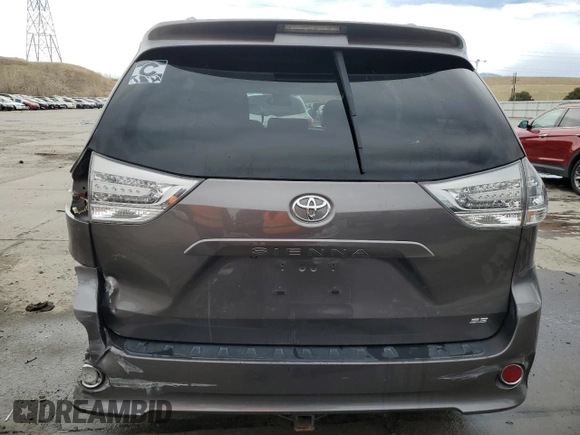 2014 Toyota Sienna SE with VIN 5TDXK3DC1ES445110, listed as a Copart auction lot 49928895 with 127,087 mi miles and Salvage Title. Bid and sale history available at DreamBid. Image 6.