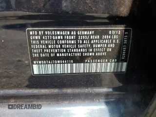 2013 Volkswagen Golf w/Conv z VIN WVWDB7AJ7DW044110, wystawiony jako Copart lot #55535945 z przebiegiem 117 387 mil mil oraz Szkoda całkowita • Salvage title. Historia ofert i sprzedaży dostępna na DreamBid. Obrazek 12.