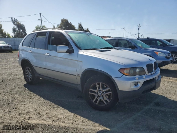 2006 BMW X5 3.0i with VIN 5UXFA13516LY42159, listed as a Copart auction lot 51102595 with 136,851 mi miles and Salvage Title. Bid and sale history available at carsss.com. Image 4.