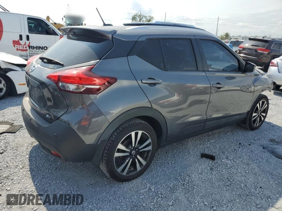 2020 Nissan Kicks SV with VIN 3N1CP5CV0LL519251, listed as a Copart auction lot 55970485 with 50,165 mi miles and Non repairable. Bid and sale history available at DreamBid. Image 3.