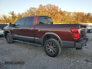 2016 Nissan Titan XD Platinum Reserve with VIN 1N6BA1F40GN505987, listed as a Copart auction lot 80798344 with 78,393 mi miles and Salvage Title. Bid and sale history available at carsss.com. Image 2.