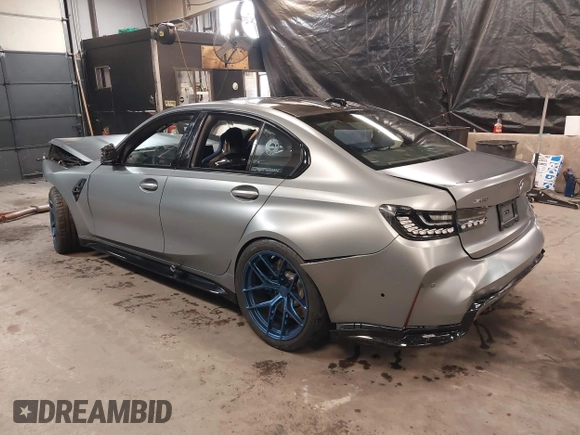 2024 BMW M3 Competition xDrive z VIN WBS43AY03RFS50368, wystawiony jako IAAI lot #41305214 z przebiegiem Nie podano mil oraz . Historia ofert i sprzedaży dostępna na DreamBid. Obrazek 3.