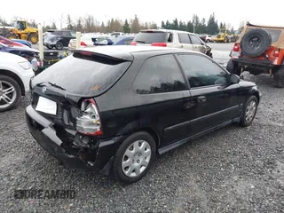 2000 Honda Civic DX with VIN 2HGEJ6344YH110322, listed as a IAAI auction lot 41871438 with 168,603 mi miles. Bid and sale history available at carsss.com. Image 4.