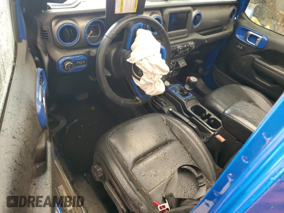 2022 Jeep Gladiator Texas Trail with VIN 1C6HJTAG4NL106865, listed as a Copart auction lot 54941475 with 54,707 mi miles and Clean title. Bid and sale history available at DreamBid. Image 8.