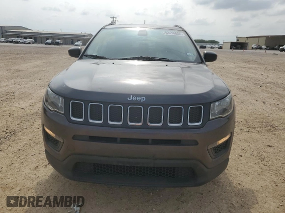 2019 Jeep Compass Sport with VIN 3C4NJCAB9KT614670, listed as a Copart auction lot 53198685 with 60,539 mi miles and Clean title. Bid and sale history available at DreamBid. Image 5.