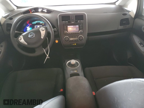 2016 Nissan LEAF S with VIN 1N4AZ0CP1GC309123, listed as a Copart auction lot 58872175 with 70,298 mi miles and Clean title. Bid and sale history available at DreamBid. Image 8.