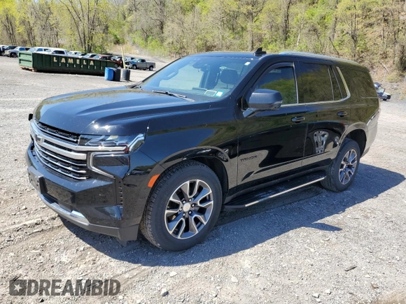 2022 Chevrolet Tahoe LT with VIN 1GNSKNKD2NR331107, listed as a Copart auction lot 54296895 with 29,906 mi miles and Salvage title. Bid and sale history available at DreamBid. Image 1.