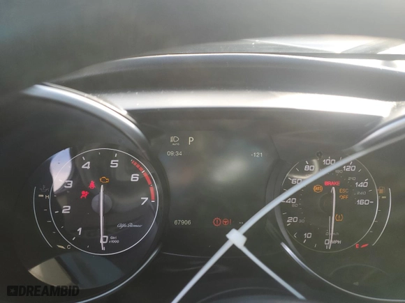 2017 Alfa Romeo Giulia Ti with VIN ZARFAEEN5H7538419, listed as a Copart auction lot 49864525 with 67,906 mi miles and Salvage Title. Bid and sale history available at carsss.com. Image 9.