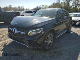 2018 Mercedes-Benz GLC with VIN WDC0J4KBXJF466546, listed as a Copart auction lot 47387895 with 122,324 mi miles and Salvage Title. Bid and sale history available at carsss.com. Image 1.