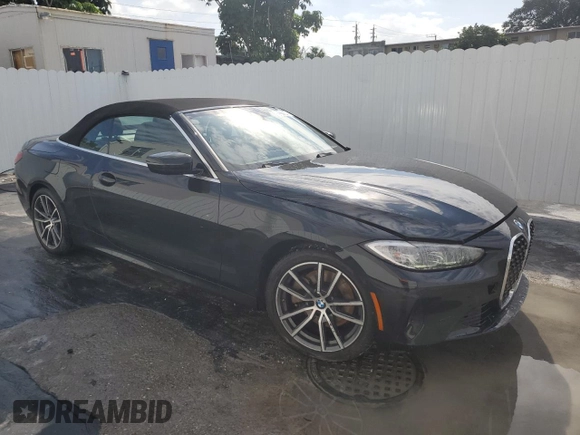 2024 BMW 4 Series 430i with VIN WBA23AT05RCR37355, listed as a Copart auction lot 89371545 with 19,996 mi miles and Salvage title. Bid and sale history available at DreamBid. Image 4.