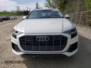 2023 Audi Q8 Premium with VIN WA1AVBF10PD024362, listed as a Copart auction lot 56148275 with 38,853 mi miles and Salvage title. Bid and sale history available at DreamBid. Image 5.