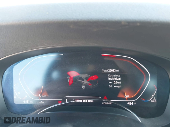 2020 BMW 5 Series 530i z VIN WBAJR3C03LCD11920, wystawiony jako IAAI lot #40532169 z przebiegiem 26 023 mil mil oraz . Historia ofert i sprzedaży dostępna na DreamBid. Obrazek 7.