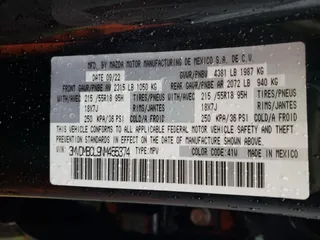 2022 Mazda CX-30 2.5 S Preferred Package with VIN 3MVDMBCL9NM455374, listed as a Copart auction lot 47175185 with 29,931 mi miles and Salvage Title. Bid and sale history available at carsss.com. Image 15.