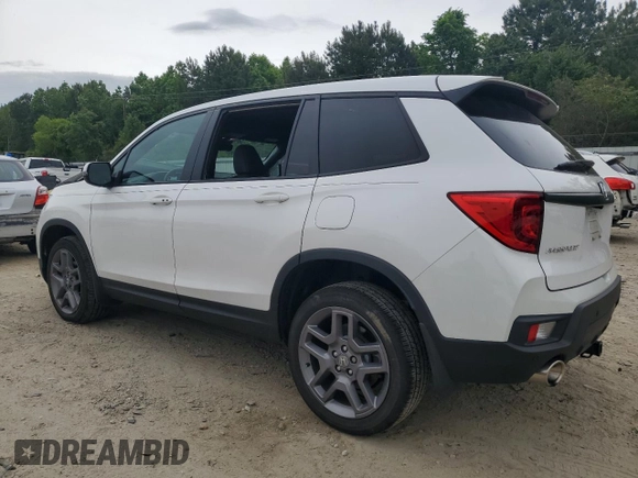 2023 Honda Passport EX-L z VIN 5FNYF8H51PB033343, wystawiony jako Copart lot #56594665 z przebiegiem 18 554 mil mil oraz Szkoda całkowita • Salvage title. Historia ofert i sprzedaży dostępna na DreamBid. Obrazek 2.