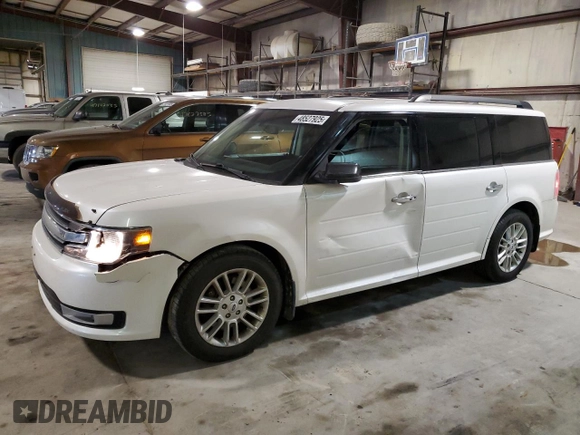 2016 Ford Flex SEL with VIN 2FMHK6C84GBA21732, listed as a Copart auction lot 48527925 with 171,378 mi miles and Salvage Title. Bid and sale history available at carsss.com. Image 1.