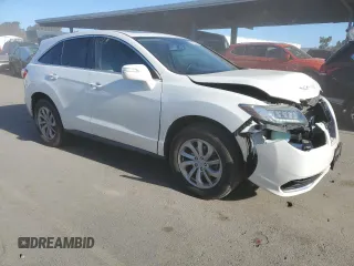2017 Acura RDX with VIN 5J8TB3H39HL003157, listed as a Copart auction lot 88580555 with 124,511 mi miles and Salvage Title. Bid and sale history available at carsss.com. Image 4.