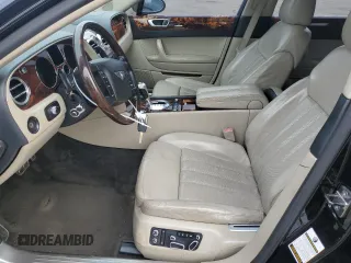 2007 Bentley Flying Spur with VIN SCBBR93W778040920, listed as a Copart auction lot 48711225 with 100,528 mi miles and Salvage title. Bid and sale history available at DreamBid. Image 7.