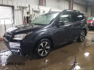 2017 Subaru Forester Limited with VIN JF2SJARC1HH434676, listed as a Copart auction lot 46130955 with 187,520 mi miles and Salvage Title. Bid and sale history available at carsss.com. Image 1.