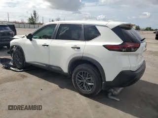 2021 Nissan Rogue S with VIN 5N1AT3AA8MC775389, listed as a Copart auction lot 58562835 with 27,368 mi miles and Non repairable. Bid and sale history available at DreamBid. Image 2.