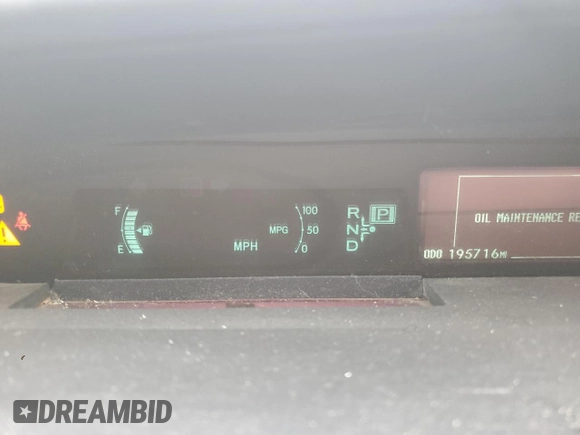 2010 Toyota Prius II with VIN JTDKN3DU2A5147191, listed as a Copart auction lot 48963855 with 195,716 mi miles and Salvage Title. Bid and sale history available at carsss.com. Image 9.