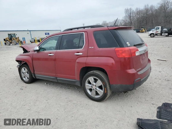 2015 GMC Terrain SLE z VIN 2GKALREK2F6384152, wystawiony jako Copart lot #48987005 z przebiegiem 74 295 mil mil oraz Czysty tytuł • Clean title. Historia ofert i sprzedaży dostępna na DreamBid. Obrazek 2.
