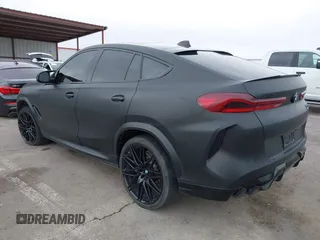 2021 BMW X6 M with VIN 5YMCY0C01M9F58498, listed as a IAAI auction lot 41272745 with 29,769 mi miles. Bid and sale history available at carsss.com. Image 3.
