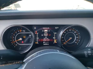 2021 Jeep Wrangler Unlimited Sahara High Altitude with VIN 1C4HJXEG6MW755185, listed as a Copart auction lot 83619754 with 36,330 mi miles and Salvage title. Bid and sale history available at DreamBid. Image 9.
