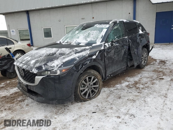 2022 Mazda CX-5 2.5 S Preferred Package with VIN JM3KFBCM9N0588710, listed as a Copart auction lot 45354795 with 36,820 mi miles and Salvage Title. Bid and sale history available at carsss.com. Image 1.