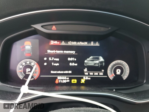 2019 Audi A6 Premium Plus with VIN WAUL2AF22KN098957, listed as a Copart auction lot 45488805 with 90,444 mi miles and Salvage Title. Bid and sale history available at carsss.com. Image 9.
