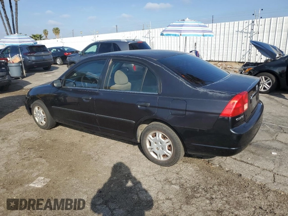 2001 Honda Civic DX with VIN 2HGES16271H566802, listed as a Copart auction lot 43362825 with 238,734 mi miles and Clean Title. Bid and sale history available at carsss.com. Image 2.
