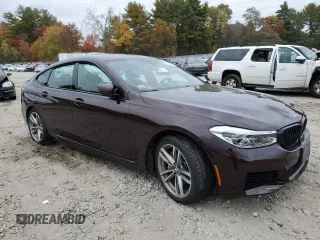 2019 BMW 6 Series 640i xDrive with VIN WBAJV6C56KBK08565, listed as a Copart auction lot 72198393 with 19,420 mi miles. Bid and sale history available at carsss.com. Image 4.