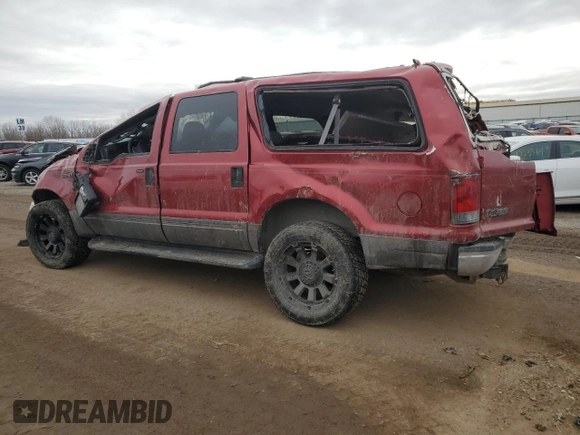 2005 Ford Excursion Special Serv z VIN 1FMSU41P65ED41988, wystawiony jako Copart lot #85659974 z przebiegiem Nie podano mil oraz Czysty tytuł • Clean title. Historia ofert i sprzedaży dostępna na DreamBid. Obrazek 2.