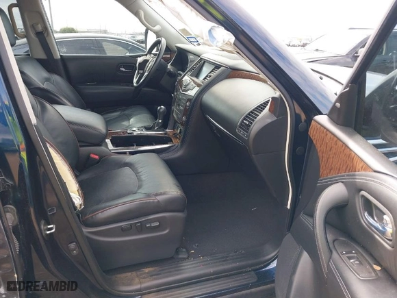 2019 Nissan Armada SL with VIN JN8AY2ND1K9088452, listed as a IAAI auction lot 40732598 with 80,256 mi miles. Bid and sale history available at carsss.com. Image 5.