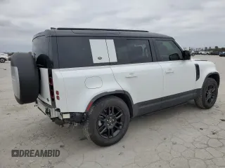 2021 Land Rover Defender S with VIN SALEJERX2M2050269, listed as a Copart auction lot 81032194 with 23,134 mi miles and Salvage title. Bid and sale history available at DreamBid. Image 3.