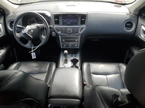 2017 Nissan Pathfinder SL with VIN 5N1DR2MM9HC642366, listed as a Copart auction lot 50877595 with 73,768 mi miles and Salvage Title. Bid and sale history available at DreamBid. Image 8.