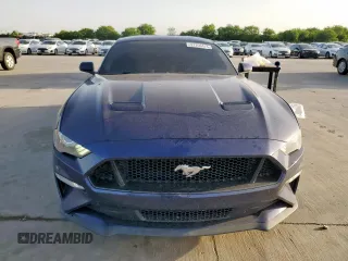 2020 Ford Mustang GT with VIN 1FA6P8CF0L5130233, listed as a Copart auction lot 57166475 with 75,523 mi miles and Salvage title. Bid and sale history available at DreamBid. Image 5.