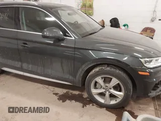 2020 Audi Q5 Premium Plus with VIN WA1BNAFY0L2013198, listed as a IAAI auction lot 41088696 with 71,334 mi miles. Bid and sale history available at carsss.com. Image 1.