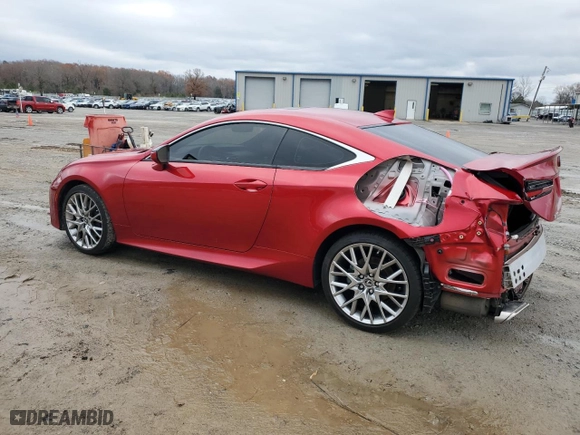 2022 Lexus RC with VIN JTHDZ5BC0N5026263, listed as a Copart auction lot 85343754 with 26,287 mi miles and Salvage Title. Bid and sale history available at carsss.com. Image 2.