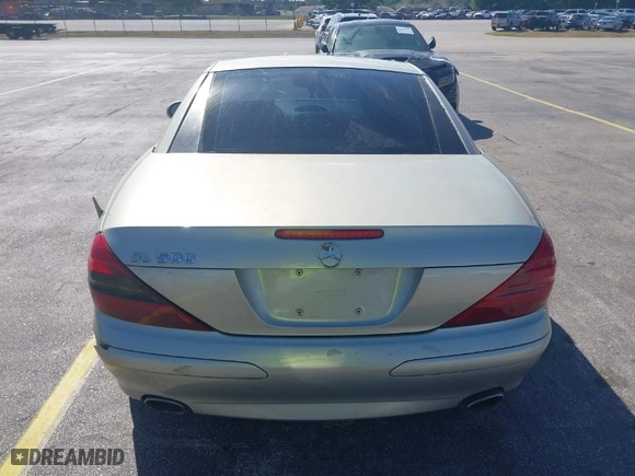 2003 Mercedes-Benz SL-Class with VIN WDBSK75F23F010165, listed as a IAAI auction lot 41839222 with 162,753 mi miles. Bid and sale history available at carsss.com. Image 16.