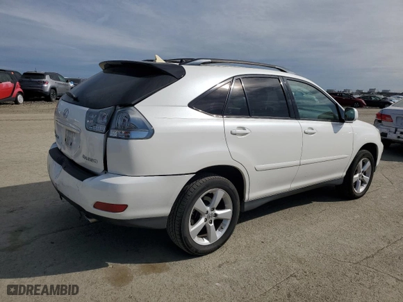 2007 Lexus RX 350 with VIN JTJHK31U372004278, listed as a Copart auction lot 49986595 with 156,355 mi miles and Salvage Title. Bid and sale history available at carsss.com. Image 3.