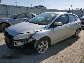 2014 Ford Focus SE with VIN 1FADP3K29EL194729, listed as a Copart auction lot 48852155 with 208,999 mi miles and Salvage Title. Bid and sale history available at carsss.com. Image 1.