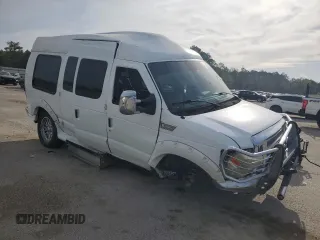 2010 Ford Econoline Cargo with VIN 1FDNE2EL2ADA03669, listed as a Copart auction lot 50614265 with 6,249 mi miles and Salvage title. Bid and sale history available at DreamBid. Image 4.