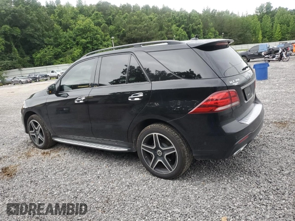 2018 Mercedes-Benz GLE 350 with VIN 4JGDA5JB2JB147613, listed as a Copart auction lot 58552385 with 93,788 mi miles and Salvage title. Bid and sale history available at DreamBid. Image 2.