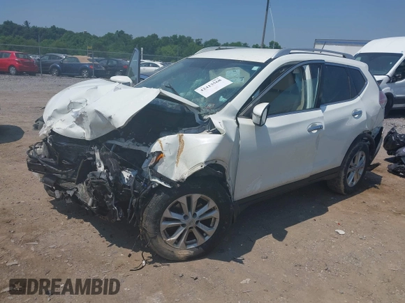 2016 Nissan Rogue SV z VIN KNMAT2MV0GP714595, wystawiony jako IAAI lot #42413568 z przebiegiem 125 921 mil mil oraz . Historia ofert i sprzedaży dostępna na DreamBid. Obrazek 2.