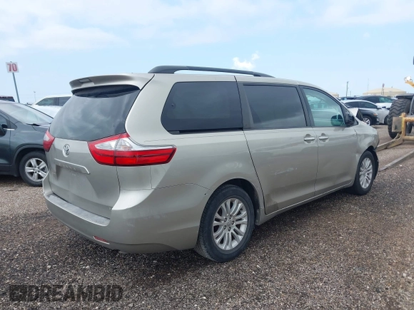 2015 Toyota Sienna XLE с VIN 5TDYK3DC1FS577192, выставлен на аукционе IAAI как лот 41823635 с пробегом 84 858 миль миль и . История ставок и продаж доступна на DreamBid. Изображение 4.