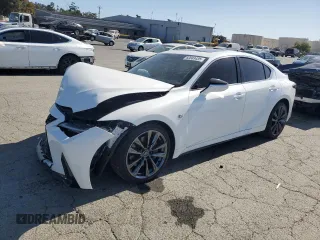 2023 Lexus IS 350 F Sport with VIN JTHGZ1B26P5058960, listed as a Copart auction lot 60683435 with 29,814 mi miles and Salvage title. Bid and sale history available at DreamBid. Image 1.