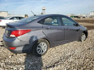 2017 Hyundai Accent SE with VIN KMHCT4AE0HU269718, listed as a Copart auction lot 47659765 with 21,136 mi miles and Salvage Title. Bid and sale history available at carsss.com. Image 3.